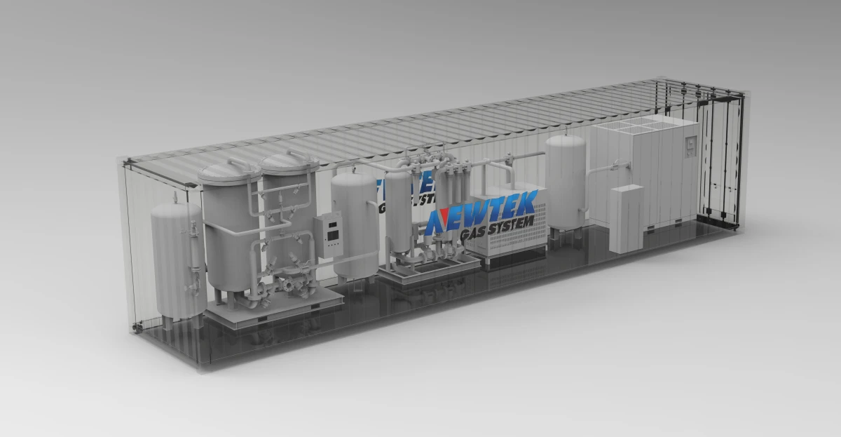 container type oxygen generating system container type oxygen generating system